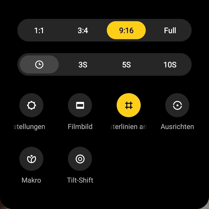 handykamera einstellungen